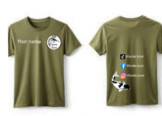 Boilie boys personalised t shirt