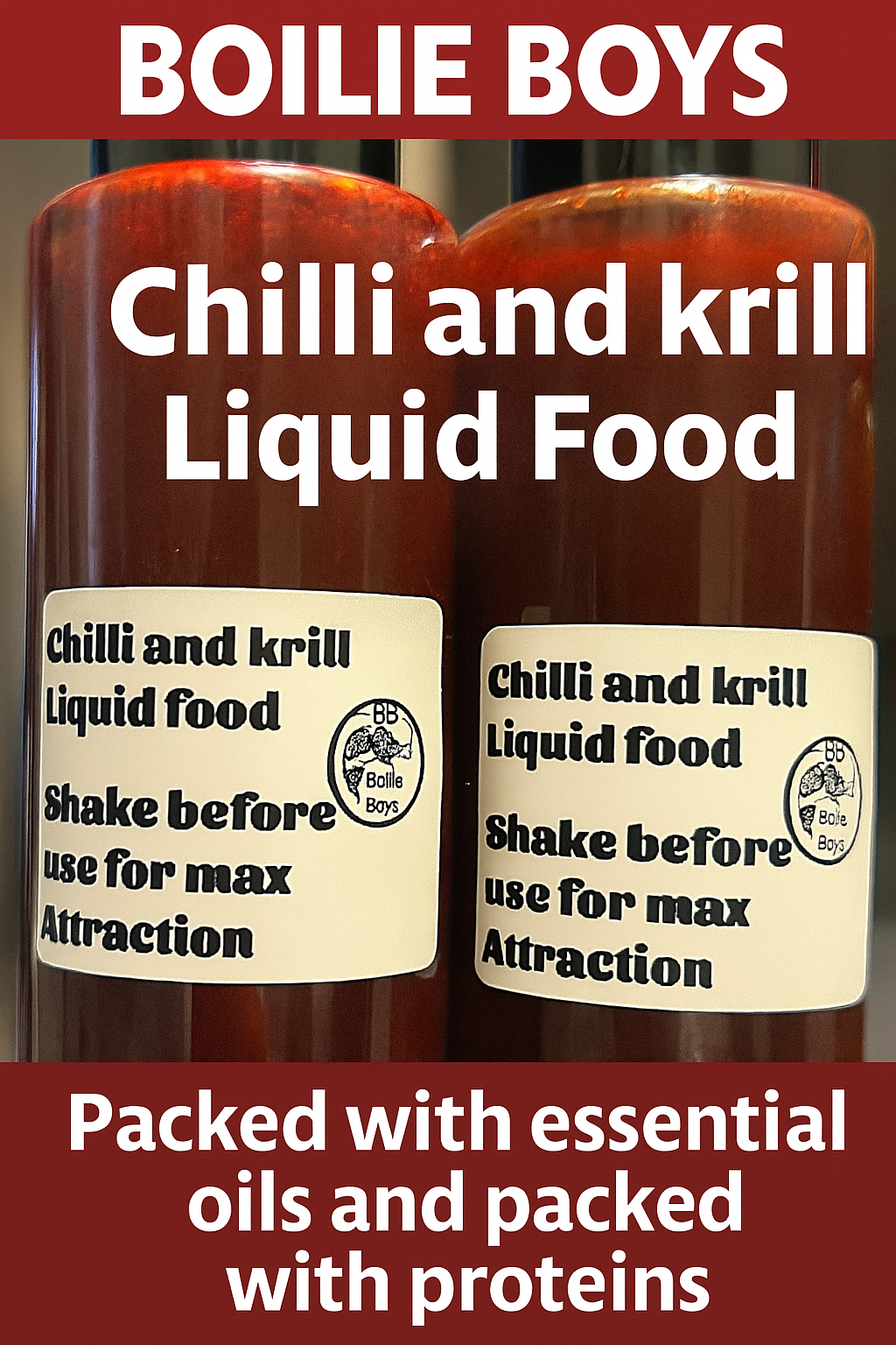 Chilli and krill liquid food